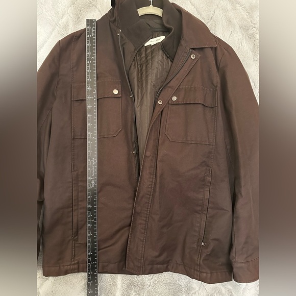 Calvin Klein Men’s extra large XL 3-in-1 Mid Length Jacket black brown ex cond - Picture 5 of 13